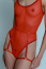 Red Bodysuit - Velikost: S