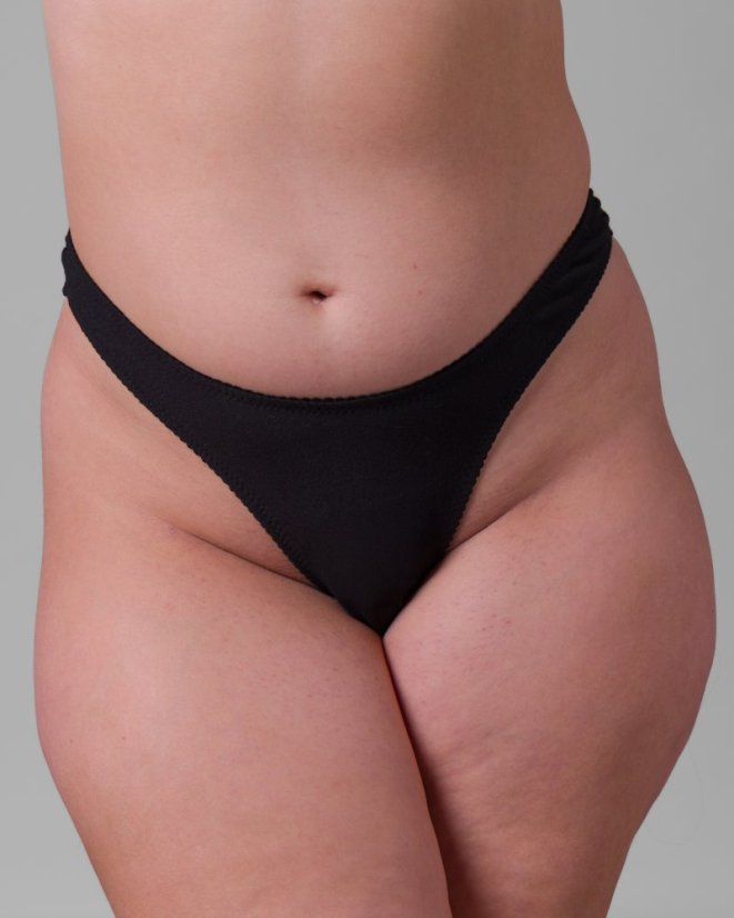 Tencel V-cut Thong - Velikost: M